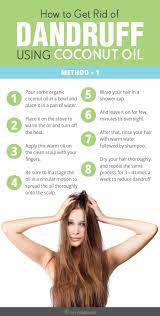 How To Get Rid Of Dandruff Using Coconut Oil Coconut Oil Alone Is Very Effective In Treating Many Scalp Hair Dandruff Coconut Oil Hair Getting Rid Of Dandruff