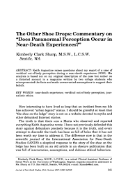 This covers everything from disney, to harry potter, and even emma stone movies, so get ready. The Other Shoe Drops Commentary On Does Paranormal Perception Occur In Near Death Experiences Unt Digital Library