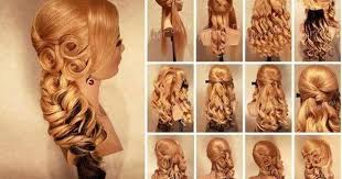 تسريحات شعر كيرلي على جنب واشيك شينو للشعر الطويل بالخطوات Hair Flower Braid Peinados Hair Styles Hello Hair
