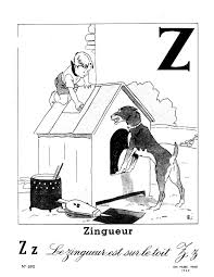 Z For Zingueur Coloriage Coloriage Vintage