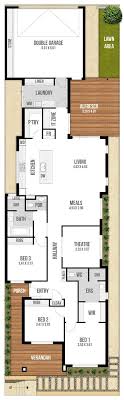Thoughtful designers have learned that a narrow lot does not require compromise, but allows for creative design solutions. Floor Plan Friday Narrow Block With Garage Rear Lane Access