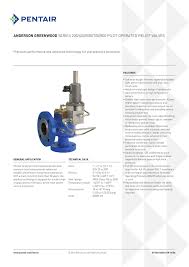Anderson Greenwood Safety And Relief Valves Series 200 400 500