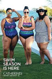 Flattering Plus Size Swimsuits And Cover Ups For The Pool Or Beach This Summer Shop Plus Size Swimsuits Plus Size Beach Outfits Flattering Plus Size Swimwear