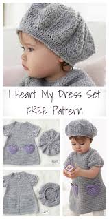 Check out our crochet knit set selection for the very best in unique or custom, handmade pieces from our suits shops. Valentine Heart My Dress Set Free Crochet Patterns More