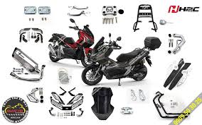 Tổng hợp các món đồ chơi cho xe ADV 150 thương hiệu H2C