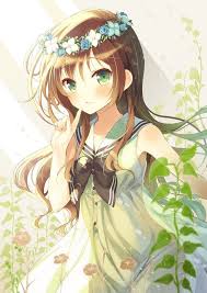 It's not something that stands out. Images Of Beautiful Brown Hair Kawaii Cute Anime Girl