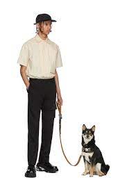 1017 ALYX 9SM Brown Large Dog Collar & Leash Set | Drops | Hypebeast