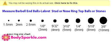 Nose Ring Gauge Online Charts Collection