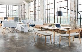 The large, round lamp head, or shade, is a gold iron spotlight with a slightly diffused glass cover. Commercial Office Lighting Fixtures Ideas 2020