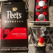 Maybe you would like to learn more about one of these? After Having The Ol Machine For A Few Months I M Finally Starting To Try Out Non Nespresso Capsules Ordered Peet S From Target Arrived Yesterday Before Nespresso We Weren T Fans Of Peet S Coffee But