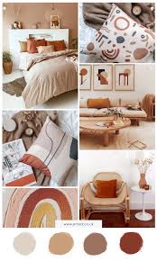Orange bedroom interior designs are not among the most popular ideas when it comes to decorating this special and private room in the home. 2020 Trend Burnt Orange And Brown Home Decor Interior Mood Board Brown Home Decor Living Room Orange Room Ideas Bedroom