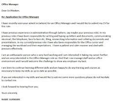 Jun 03, 2021 · office manager cover letter sample (text) mary cary. Office Manager Cover Letter Example Icover Org Uk