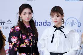 tzuyu jeongyeon twice 180830 soribada best k music awards ジョンヨン トゥワイス かっこいい女性