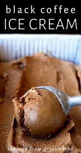 Black Coffee Ice Cream In 2020 Frozen Treats Recipes Coffee Ice Cream Coffee Ice Cream Recipe