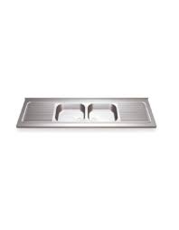Check spelling or type a new query. Double Sink With Two Drain Boards And Sliding Doors Inox Rvs For Food Industry