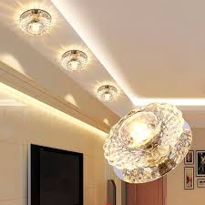 4.6 out of 5 stars. Led Crystal Ceiling Light Porch Light Corridor Lamp Aisle Light 1 Light 10 Cm Flush Mount Lights Electroplated Ac110 240v 6980946 2021 35 98