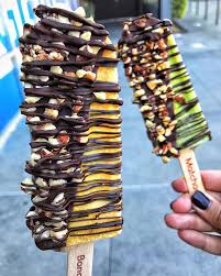 Los Angeles Eats Losangeles Eats Foto Dan Video Instagram Banana Crunch Matcha Ice Cream Bars