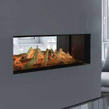 It still won't be much heat, especially if you have tall ceilings, but it might be a more convenient solution. Evonics Halo Lindstrom Ds Double Sided Electric Fire West Country Fires