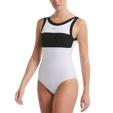Women S Nike Sport Mesh High Neck One Piece Swimsuit