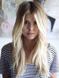 Stylish Ways To Wear Center Part Hairstyles In 2018 Hair Styles Long Blonde Hair Haircuts For Long Hair