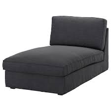 Due to the long design of the chair, a person can comfortably stretch their legs out while still sitting up, allowing one to read or watch tv. Kivik Cover For Chaise Longue Hillared Anthracite Ikea