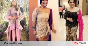 Model baju gamis brokat simple elegan buat pesta kondangan pernikahan youtube : 8 Model Kebaya Untuk Tubuh Gemuk Terbaru Dan Terkeren