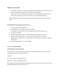 Corporations can take advantage of terms used to describe the type of investment: Understanding Unit Trust Pdf Investment Fund Investing