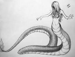 Snake Spirit Snake Drawing Snake Sketch Mythical Creatures Drawings