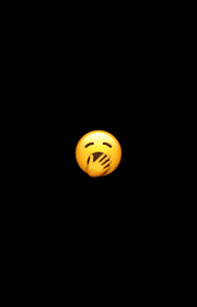Wallpaper Download Emoji Iphone Latar Hitam