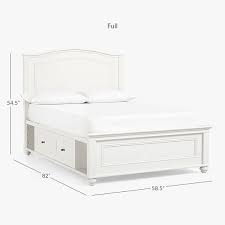 A platform storage bed with headboard. Chelsea Teen Storage Bed Pottery Barn Teen