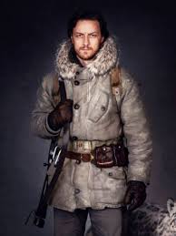 Lord Asriel His Dark Materials White Shearling Coat Dark Material His Dark Materials Shearling Jacket Outfit