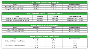 Anuncian Nuevo Vuelo Los Mochis Ciudad De Mexico