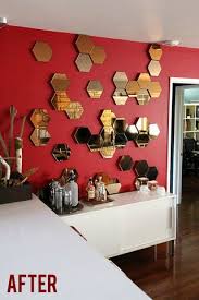 A blog giving inspiration on how to use hexagonal tiles around the home. Adding Depth And Swagger To Ikea S Otherwise Flat Hexagonal Honefoss Mirrors 4 Steps With Pictures Instructables