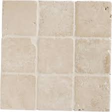 Mosaique Mineral Artens Ivoire 10x10 Cm Travertin Leroy Merlin Inspiration Salle De Bain