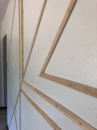 Basement bedroom gets a rustic industrial. The Gorgeous Wood Trim Accent Wall You Ve Got To Make Yourself Splendry