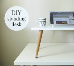 You'll need to make a mold for the concrete top, and assemble the legs which contain storage at the bottom. How To Make A Diy Standing Desk Add On Creative Green Living