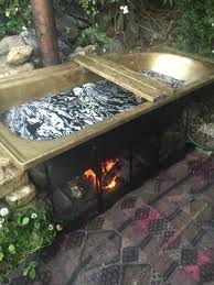 Bathing in an outdoor shower is at once luxurious and primitive: Outdoor Bath Picture Of Tree Crop Farm Akaroa Tripadvisor