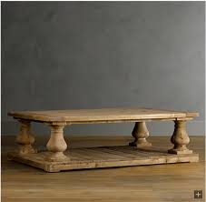 Decor Look Alikes Save 1012 00 Coffee Tables Galore Vs Restoration Hardware Balustrade Salvaged Woo Coffee Table Wood Coffee Table Coffee Table Restoration