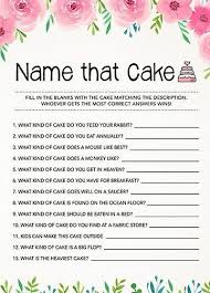 I'm not really a big fan of normal chocolate. Name That Cake Game Bridal Shower Games Instant Download Etsy Simple Bridal Shower Bridal Shower Games Printable Bridal Shower Games
