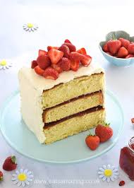 Strawberry Layer Cake Recipe With Tefal Cake Factory Recipe Cake Recipes Layer Cake Recipes Cake Factory