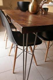 Chairs Gleaming Surface Dining Table Wood Modern Black Brown Modern Rustic Dining Table Modern Farmhouse Dining Room Decor Dining Room Decor Rustic