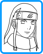 Make a fun coloring book out of family photos wi. How To Draw Neji Tutorial