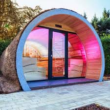 Luxus Gartensauna Relaxpipe Big Gartensauna Im Freien Saunahaus