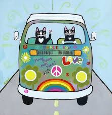 Make Purrs Not War Cat Art Cats Illustration Vw Art