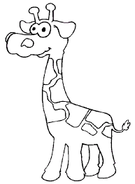 Zurafa Boyama Sayfasi Okuloncesitr Preschool Hayvan Boyama Sayfalari Zurafa Boyama Sayfalari
