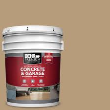 But concrete is a material that needs certain things present, others absent and conditions right. Behr Premium 5 Gal Pfc 28 Desert Sandstone Self Priming 1 Part Epoxy Satin Interior Exterior Concrete And Garage Floor Paint 90005 The Home Depot