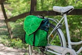Grosse Green Leaf Fahrrad Gepacktasche Wasserdichte Fahrrad Gepacktasche Messengerbag Bike Zubehor Fahrrad Gepacktaschen Gepacktaschen Fahrrad