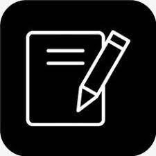 Make a lasting impression with a personalized logo perfect for your brand. Notes Icon Aesthetic Black And White