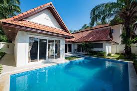 Jomtien Beach New Modern Thai Bali Pool Villa For Sale