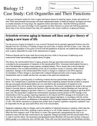 May 31, 2021 · organelles are small structures within the cytoplasm that carry out functions necessary to maintain homeostasis in the cell. Fillable Online Biology 12 15 Case Study Cell Organelles And Their Functions Fax Email Print Pdffiller
